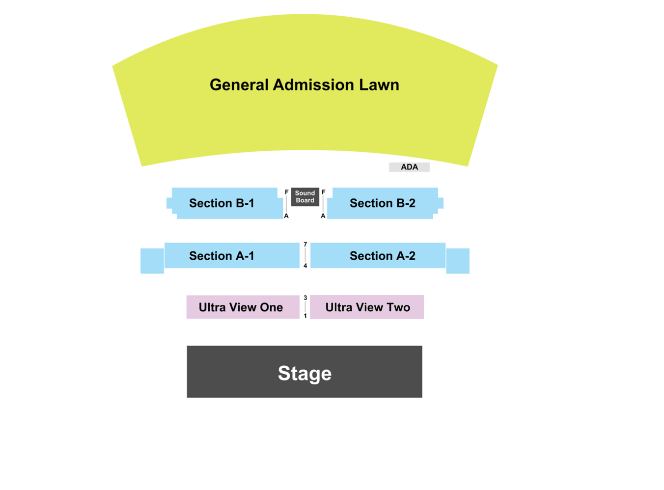 Pepsi Amphitheater Seating Chart