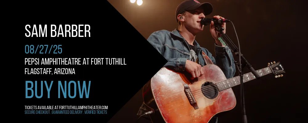 Sam Barber at Pepsi Amphitheatre at Fort Tuthill